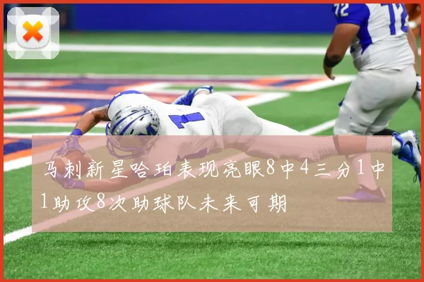 马刺新星哈珀表现亮眼8中4三分1中1助攻8次助球队未来可期